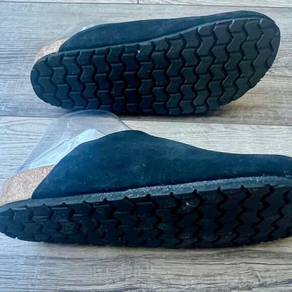 Seychelles Feel Like Home Clogs Black Suede Slip On Shoes Hippy Comfy Boho - Picture 7 of 9